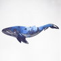 Wallity Reef Whale Metal Wall Art - APT651